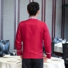 aututmn winter long sleeve stripes collar waiter blouse jacket uniform with apron