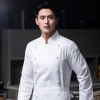 2022 autumn double breasted upgrade restaurant chef jacket coat uniform cloth button