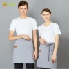 fashion good quality restaurant cafe waiter apron waitress work apron Color light green(with PU leather)