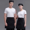 fashion good quality restaurant cafe waiter apron waitress work apron Color black (design 4)