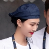 fashion nice beret hat waiter hat chef hat for restaurant