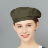 fashion nice beret hat waiter hat chef hat for restaurant Color Blackish Green