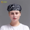 summer breathable mesh women men beret hat orange black patchwork