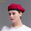 summer breathable mesh women men beret hat orange black patchwork