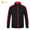 2022 autumn thicken waiter jacket work  staff patchwork uniform restaurant waiter Color black (with red) waiter jacket