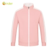 2022 autumn thicken waiter jacket work  staff patchwork uniform restaurant waiter Color pink waiter jacket